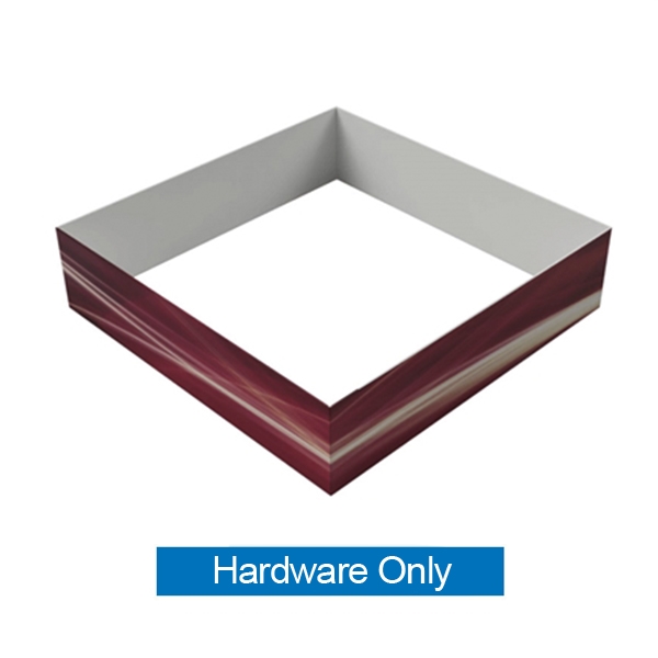 20ft x 5ft  Square Hanging Sign (Hardware Only) is a must have at your next trade show. This ceiling banner is printed on quality fabric. Available shapes hanging sign are round, flat, square, curved square, tapered square and triangle