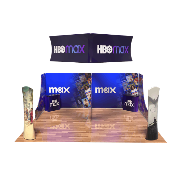 20ft x 20ft Ares Trade Show Exhibit Display (Graphic & Hardware)