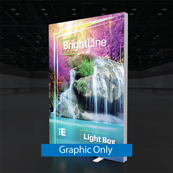 5ft x 7.5ft BrightLine Light Box Wall Kit E | Single-Sided | Graphic Only