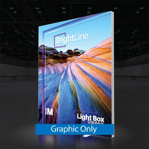 6.5ft x 8ft BrightLine Light Box Wall Kit M | Double-Sided | Graphic Only