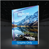8ft x 8ft BrightLine Light Box Wall Kit X | Double-Sided | Graphic Only
