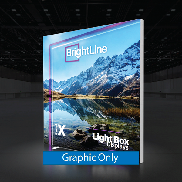 8ft x 8ft BrightLine Light Box Wall Kit X | Single-Sided | Graphic Only