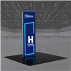 3.3ft x 10ft BrightLine Light Box Wall Kit H | Single-Sided