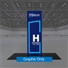 3.3ft x 10ft BrightLine Light Box Wall Kit H | Double-Sided | Graphic Only