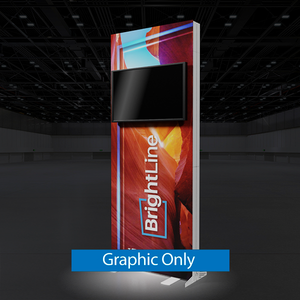 3ft x 7.5ft BrightLine Light Box Kit B3-K-TV | Single-Sided | Graphic Only