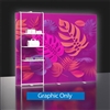 10ft x 7.5ft BrightLine Light Box | w/ Waterfall Shelving | Kit F-Waterfall | Single-Sided Graphic Only