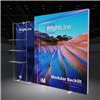 10ft x 8ft BrightLine Light Box | w/ Waterfall Shelving | Kit Merchandiser M | Single-Sided