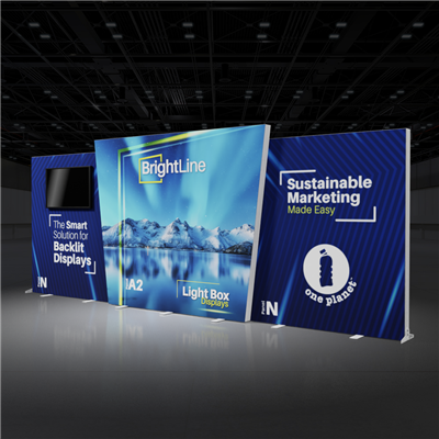 20ft x 8ft BrightLine Light Box Kit NA2N | Single-Sided