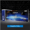 20ft x 7.5ft BrightLine Light Box | w/ Bridge | Kit W2DD | Single-Sided Graphic Only