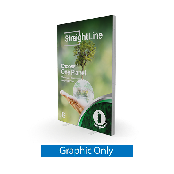 5ft x 7.5ft StraightLine SEG Wall Kit E | Single-Sided | Graphic Only