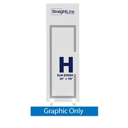 3.3ft x 10ft StraightLine SEG Wall Kit J | Single-Sided | Graphic Only