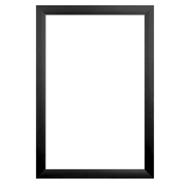 22in x 28in Front Load Snap Black Frames. How do these snap frames differ from the traditional sign displays? Largest difference between the two is the framing design. Four sides of the snap frames open allowing access to the displayed sign or poster.