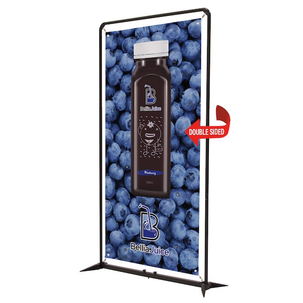4.5ft x 7.5ft FrameWorx Banner Double-Sided | Vinyl | Kit