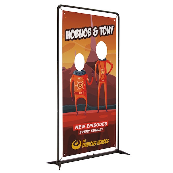 4.5ft x 7.5ft FrameWorx Duoble Face Cutout Single-Sided | Kit