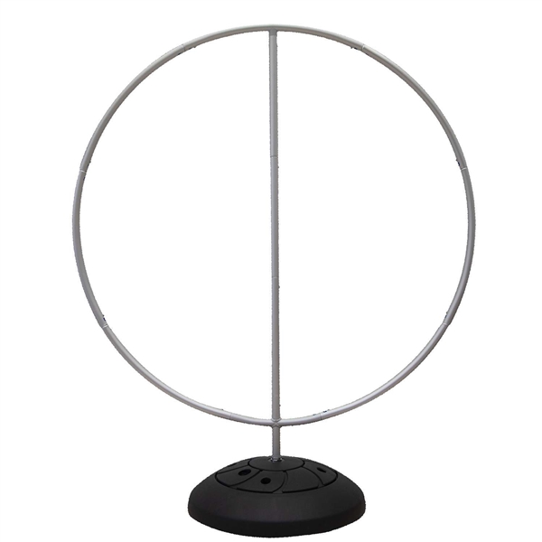 4.5ft x 5.5ft EuroFit Swivel Round Sign Kit | Hardware Only