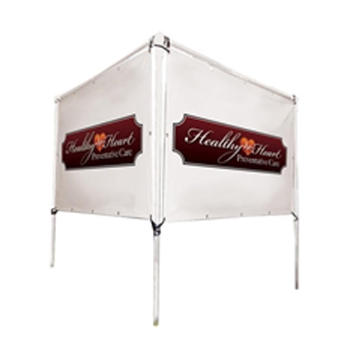 Get your outdoor message noticed! For maximum impact and visibility, In-Ground V-Shape Banner Frames 5ft h x 8t w are an excellent way to display banners. All pieces of the lightweight all-steel frame snap together for easy assembly.