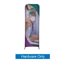 2ft x 6ft EuroFit Straight Wall Display | Hardware Only