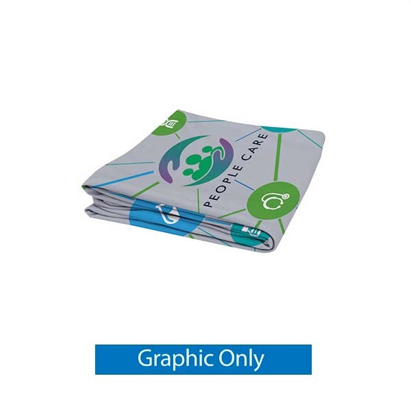 2ft x 7.5ft EuroFit Straight Wall Display | Double-Sided Graphic Only