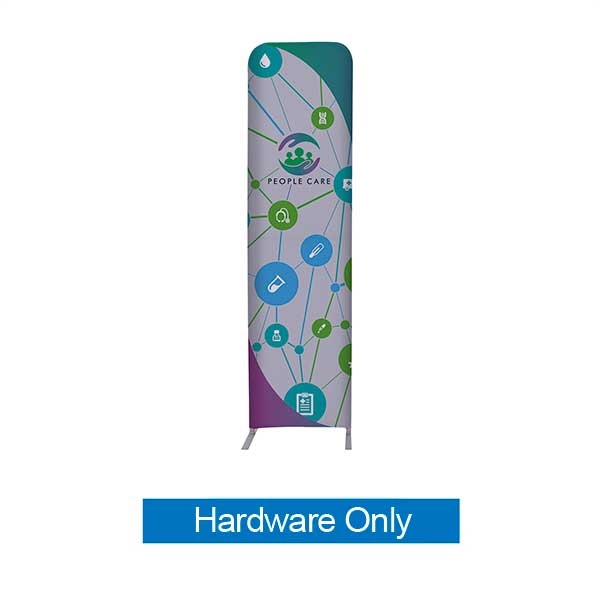 2ft x 7.5ft EuroFit Straight Wall Display | Hardware Only