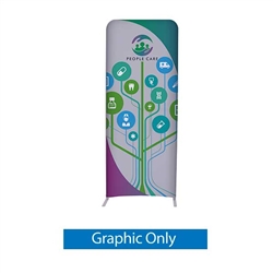 3ft x 7.5ft EuroFit Straight Wall Display | Hardware Only