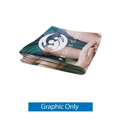4ft x 6ft EuroFit Straight Wall Display | Double-Sided Graphic Only