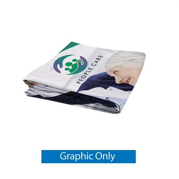 5ft x 6ft EuroFit Straight Wall Display | Double-Sided Graphic Only