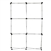 8ft GeoMetrix Double Stack Display Frame | 6-Quad Popup | Trade Show Booth