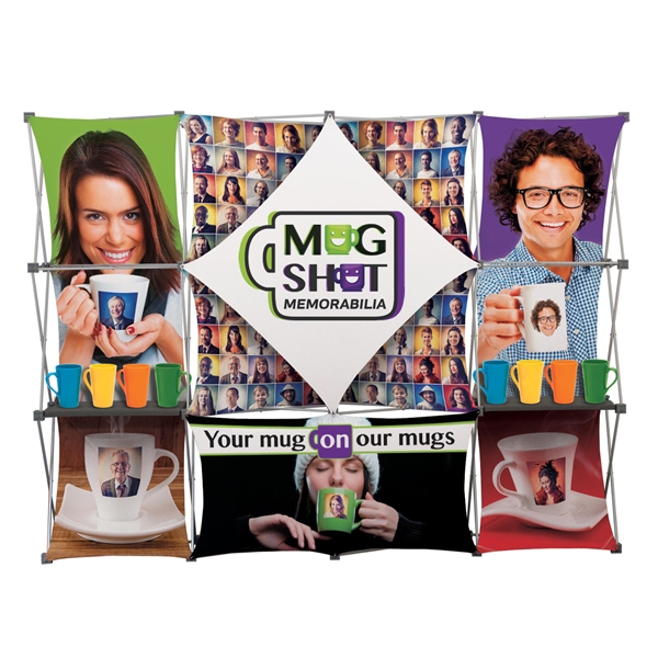 10ft x 8ft Deluxe GeoMetrix 12-Quad Classic Display (Graphic Only)