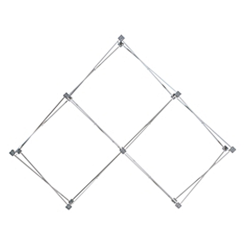 7ft Deluxe GeoMetrix 3 qd Pyramid Exhibit Frame Kit is one of the more unique product offerings at xyzDisplays.com but has been a huge hit with our customers! The GeoMetrix series offers many of the features the exhibitors look for in a high