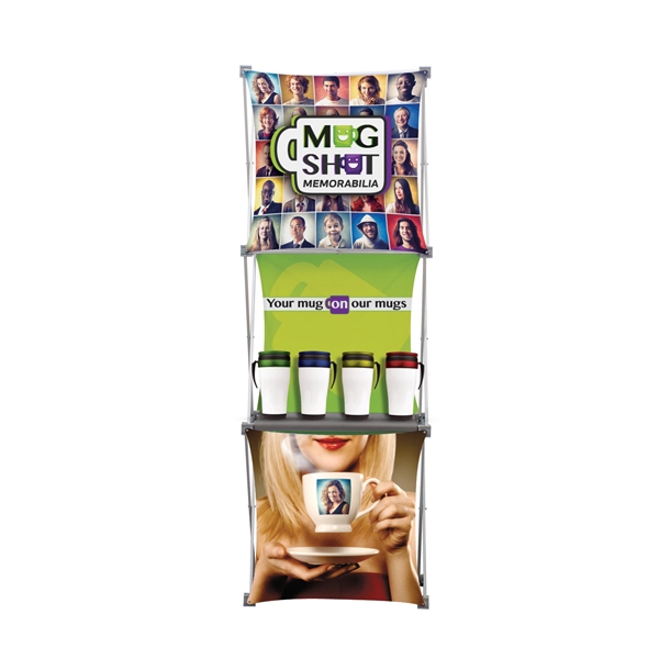 3ft x 7.5ft Deluxe GeoMetrix Tower Display (Graphic Only)