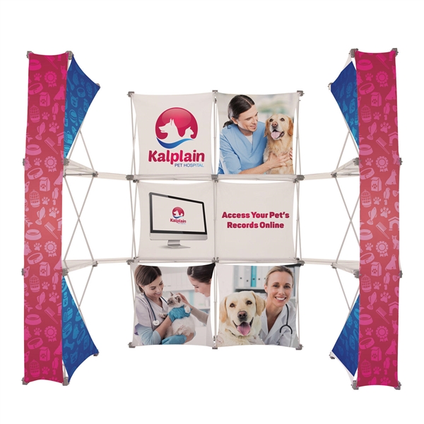 8.5ft x 8ft Deluxe GeoMetrix Nook Connector Display Kit