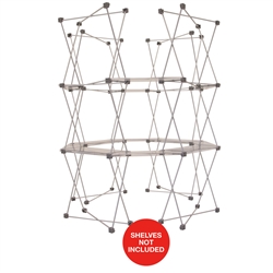 6ft x 7.5ft Deluxe GeoMetrix Ring Connector Display (Hardware Only)
