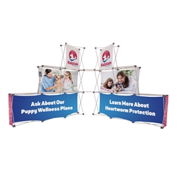 9ft x 7ft Deluxe GeoMetrix Pyramid Corner Connector Display Kit
