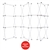 6ft x 7.5ft Deluxe GeoMetrix Serpentine Connector Display (Hardware Only)