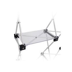 Micro GeoMetrix Tabletop Display Clear Shelf are turning your Micro GeoMetrix Display into a product merchandiser. Add three dimensional excitement with this easy, lightweight, fabric table top display featuring our Micro GeoMetrix Pop-Up Display
