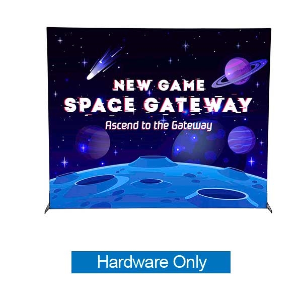 8ft x 6.5ft-8ft Astra Backlit Wall Kit | Hardware Only
