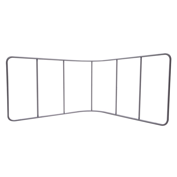 10ft x 4ft EuroFit 90 Degree Angle Hardware Only. These double-sided displays weigh 75% less than standard pop-up displays.