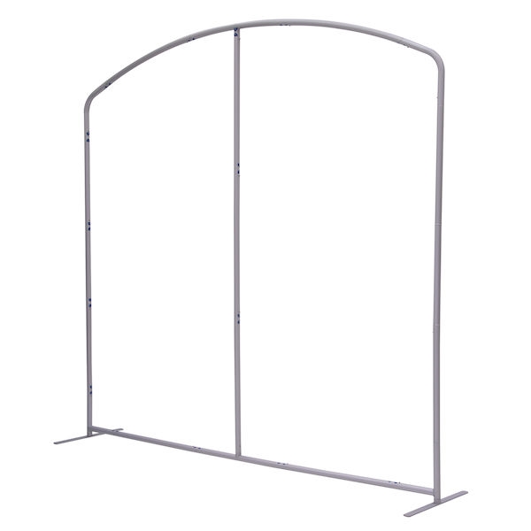 8ft x 7ft EuroFit Arc Hardware Only. These double-sided displays weigh 75% less than standard pop-up displays.