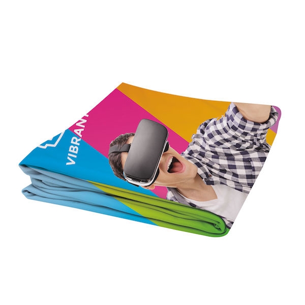 8ft x 10ft EuroFit Vortex Floor Tension Fabric Double-Sided Display Graphic Only. These double-sided displays weigh 75% less than standard pop-up displays.