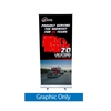 36in x 83in Dual Retractor Banner Stand | PVC-Free Media Only