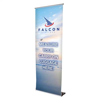 34in x 30-90in MagnaLink Retractable Banner (Graphic & Hardware)