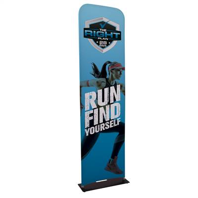 25in x 92in EuroFit Banner (Graphic & Hardware)