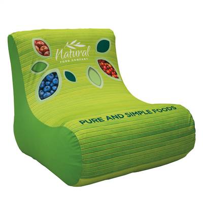 30in x 23in Inflatable Chair (Graphic & Hardware)