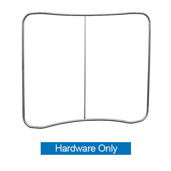 8ft x 5ft EuroFit Bow Tabletop Display (Hardware Only)This double-sided display is lightweight and stylish.