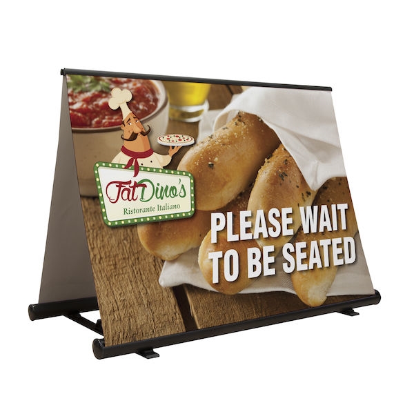 5ft Outdoor A-Frame Retractor Kit (No-Curl Opaque)