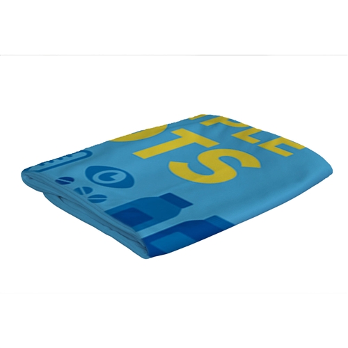 8ft Over The Top Header Display Replacement Graphic. Largest most stylish table top display lets you create multiple looks with just one frame. Adjustable header and graphic for use on table top displays. Optional Floor Base for Over The Top Displays