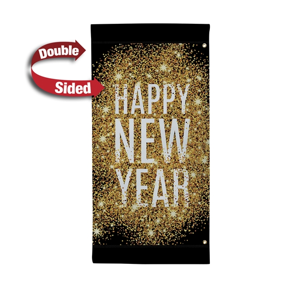 30in x 60in  Double-Sided Vinyl Boulevard Banner. 
This vibrantly printed boulevard banner will be the talk of the town.