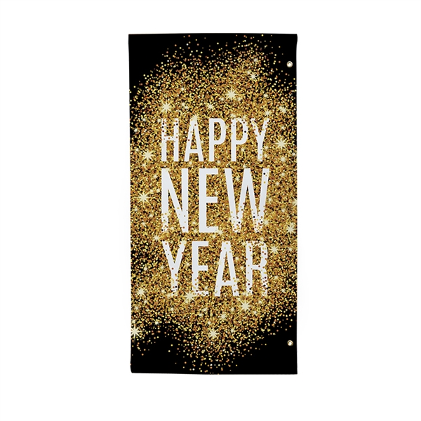 30in x 60in  Single-Sided Vinyl Boulevard Banner. 
This vibrantly printed boulevard banner will be the talk of the town.