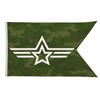 6ft x 10ft Polyester Guidon Single-Sided Flag