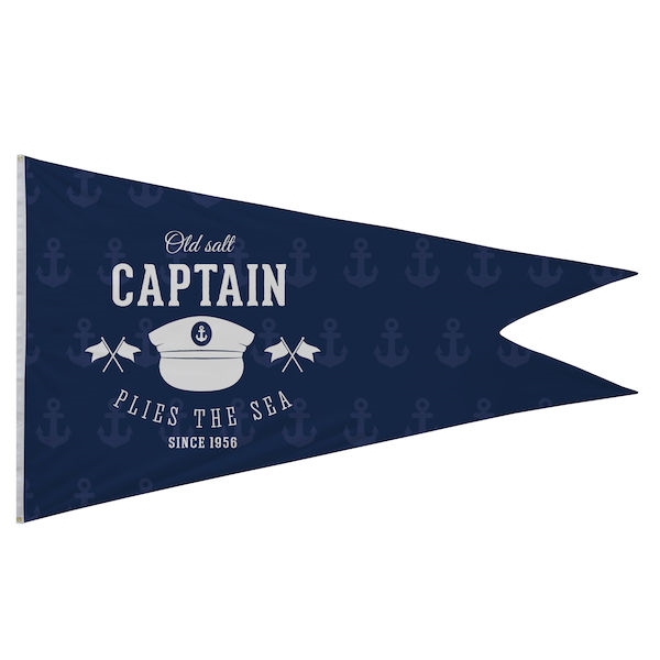 6ft x 10ft Polyester Burgee Single-Sided Flag